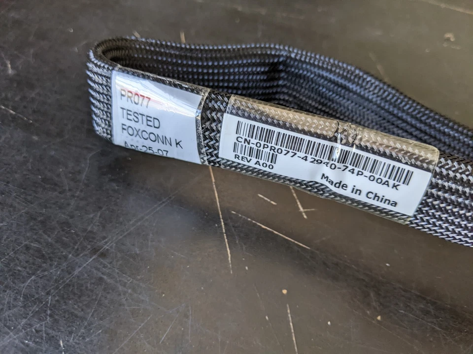 Dell PowerEdge 6850 Backplane Cable PR077 0PR077 SCSI SCA-2 80-PIN 20-INCH - Image 3 of 3