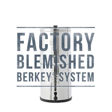 Big Berkey Water Filter w/ 2 Black Berkey Elements - Factory Blemished - NEW