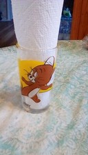 Verre à boire vintage Tom et Jerry 1975 Pepsi série collector MGM