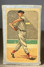 1955 Ohio Blue Tip Matchbox Ted Williams Red Sox HOF No Matches Made In The USA
