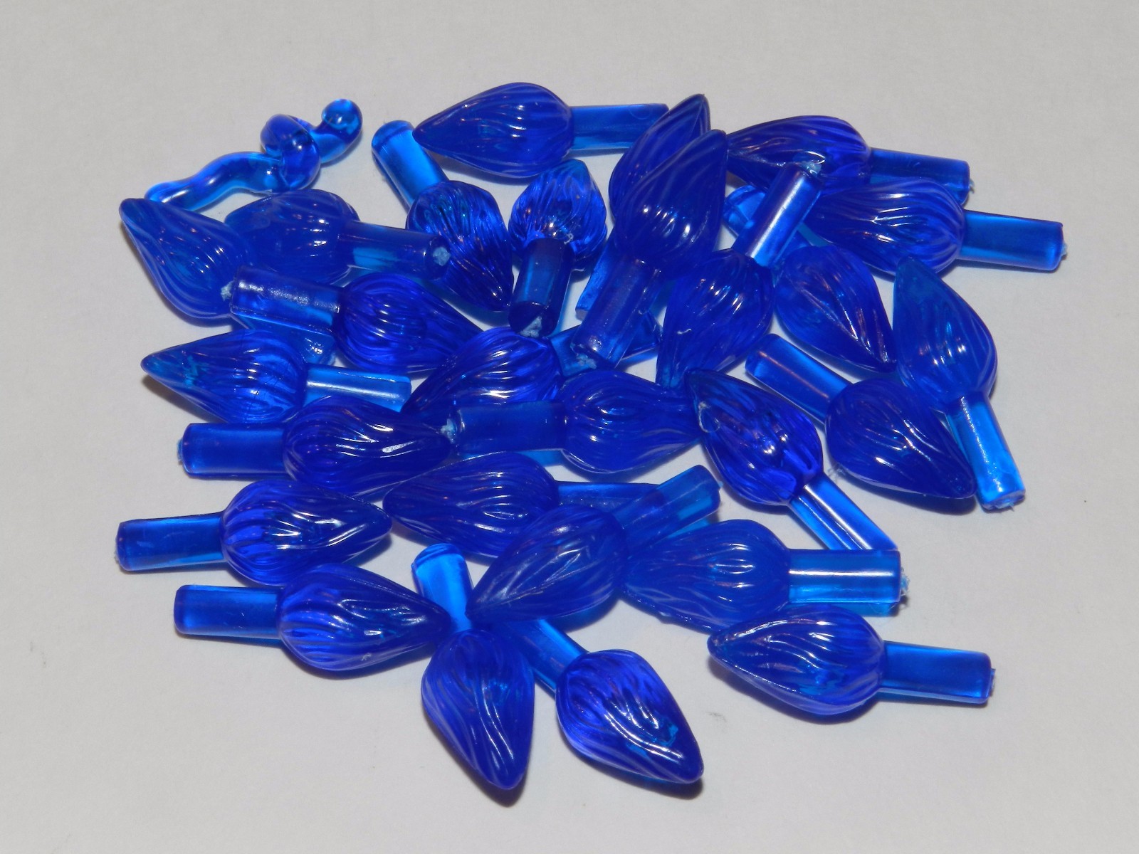 60 Medium Twist Bulbs w/Star Vintage Ceramic Christmas Tree Replacement