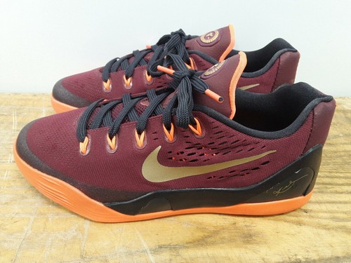 Nike Kobe 9 IX EM Deep Garnet GS Hyper Crimson 653593-601 Sz 4.5 Youth/6 Womens