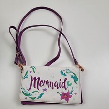 Disney Parks The Little Mermaid Ariel Purse Satchel Purse Wallet Crossbody