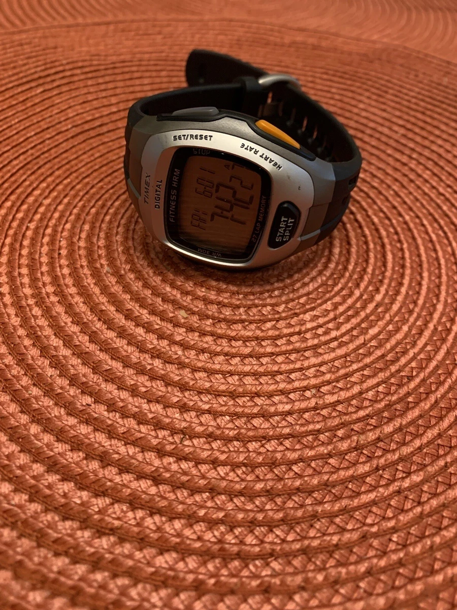 Timex Fitness Heart Rate Monitor Digital Watch 27 Lap Memory