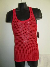 Pistol Pete T2 Tank Top Fish Net ACE Red L 