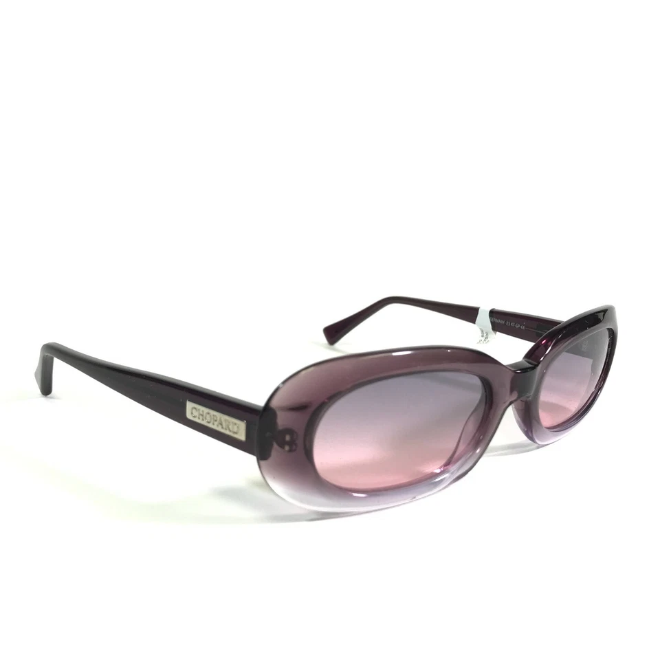 Gafas de sol Chopard C 560/00 V 6065 púrpura redondo montura ovalada con lentes rosa púrpura Foto 3 de 4