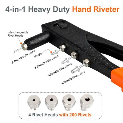 Rivettatrice Per Rivetti Filettati Con Rivetti Assortiti Valex - Foto 2