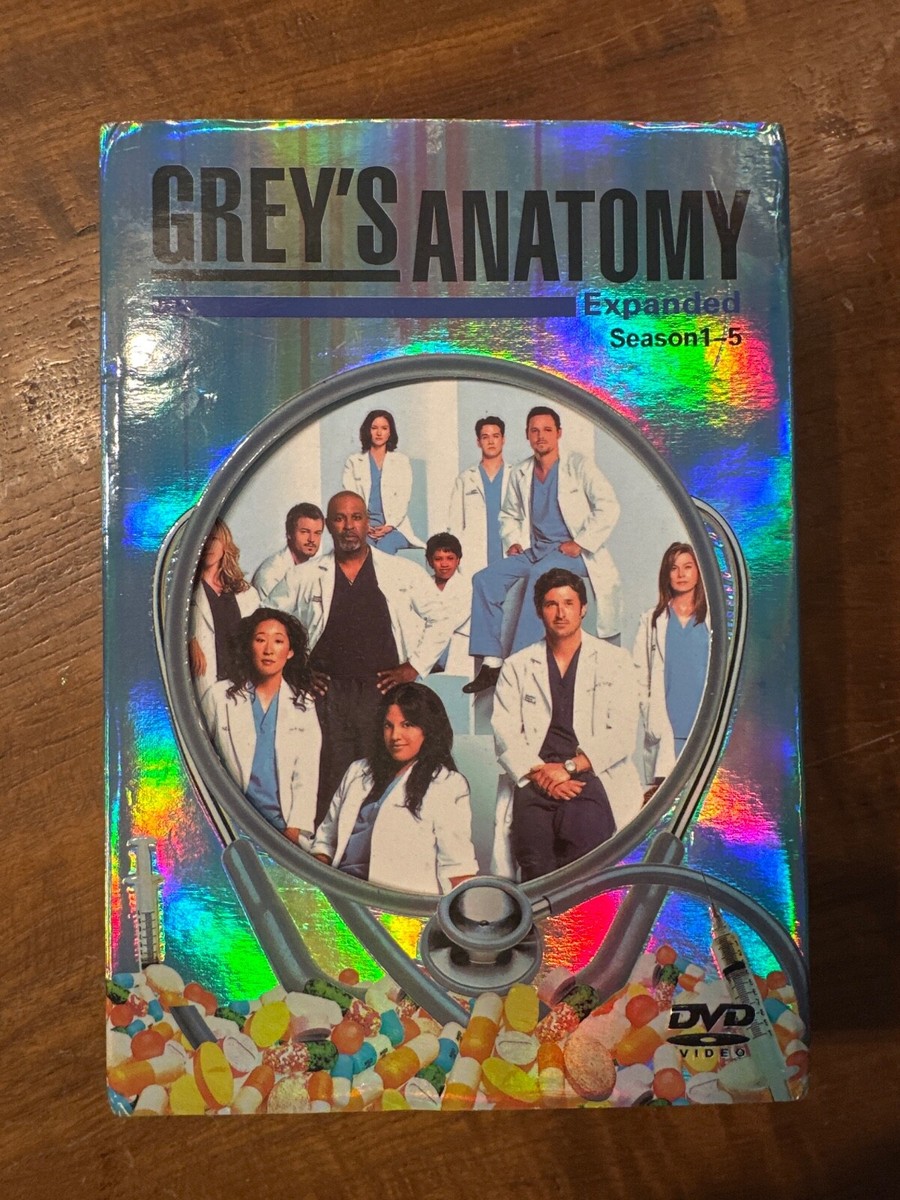 Grey's Anatomy Seasons 1-5 Expanded DVD Set 30 Discs 2009