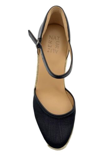 Naturalizer Women's Bianca Espadrille Wedge Sandal Black - Picture 2 of 3