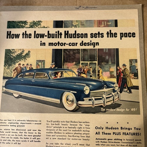Nuevo anuncio de Hudsen Car Company para Commodore 1949 - Imagen 2 de 4