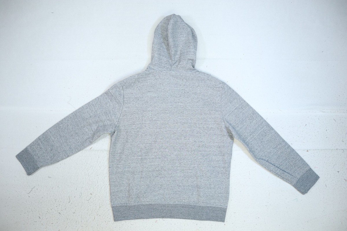 Polo Ralph Lauren Double Knit Heather Grey Fleece Knit Full Zip 