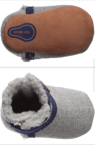 Stride Rite Boys (or Unisex) Newborn/1month Infant SR Cozy Carmen Fashion Boot - Picture 6 of 8