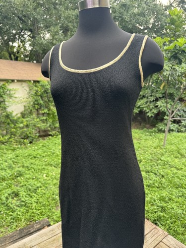 Vintage 80s/90s Cache Mini Midi Dress - Picture 4 of 7