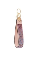 Victoria's Secret Signature Logo WRISTLET STRAP KEY CHAIN/BAG CHARM NEW WITH TAG