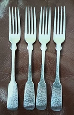 TOWLE HAMMERSMITH STAINLESS DINNER FORKS GERMANY  LOT 4 PC