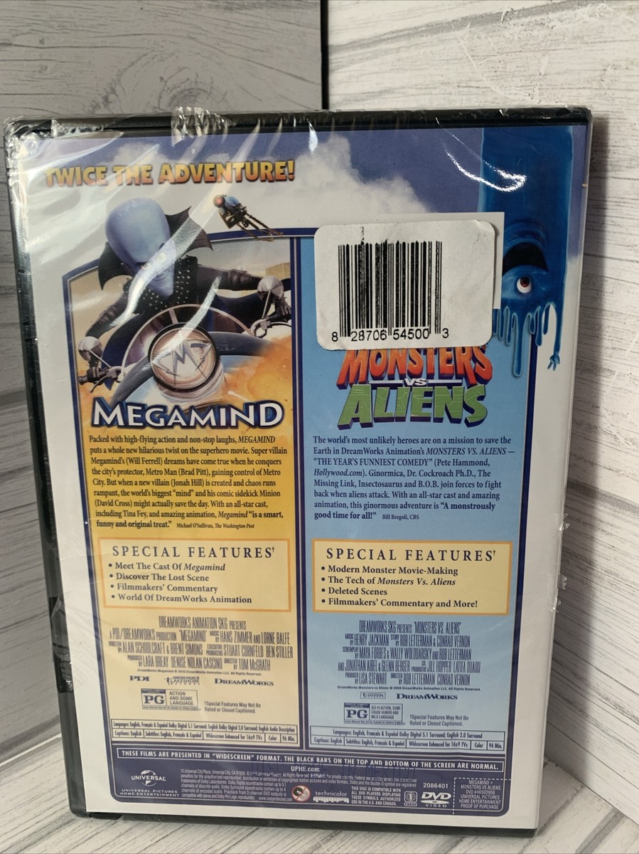 Megamind / Monsters vs. Aliens (DVD) 97361475745| eBay