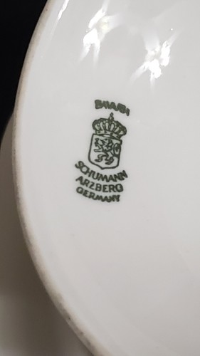 Schumann Arzberg Pedestal Cake Plate Hand Painted - Picture 15 of 15