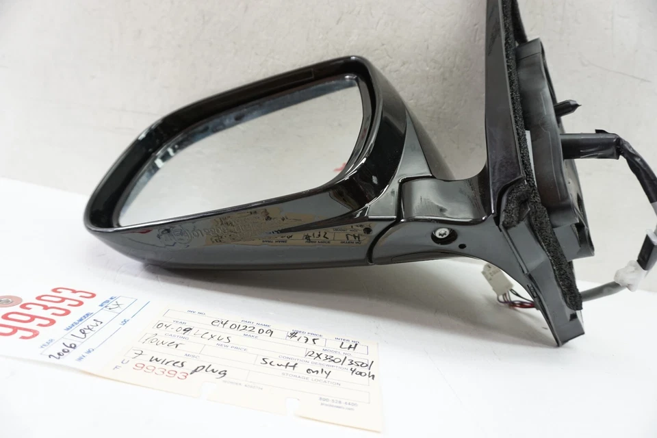Espejo retrovisor eléctrico 7 hilos 2004-2009 LEXUS RX330 RX350 RX450h LH 2005 2006 OEM UF99393 Foto 3 de 4