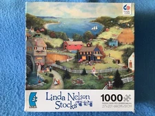 CATHERINE'S COVE Linda Nelson Stocks Puzzle 1000 Pieces Ceaco 2013 NEW Sealed