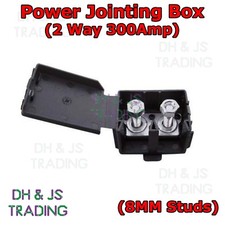 Power Jointing Box 300A Wiring Connector Wire Cable 300AMP Car Auto Marine 2 Way
