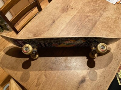 Supreme Skateboard Deck Complete Vintage Leopard Blue | eBay