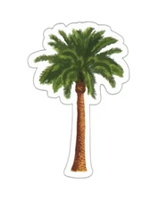 Palm Tree Sticker Illustration