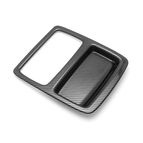 For Honda Accord Carbon Fiber Texture Inner Rear Seat Water Cup Holder Trim 1Pc - Picture 6 of 12