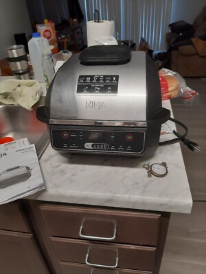 Ninja DG551 Foodi Smart XL 1760W 6-in-1 Indoor Grill Machine Black/Silver  622356590822|