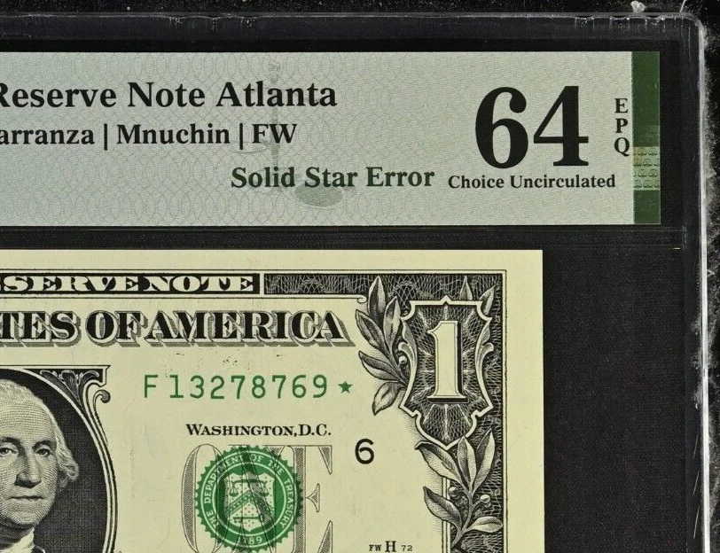 PMG Star US Paper Money Errors for sale | eBay