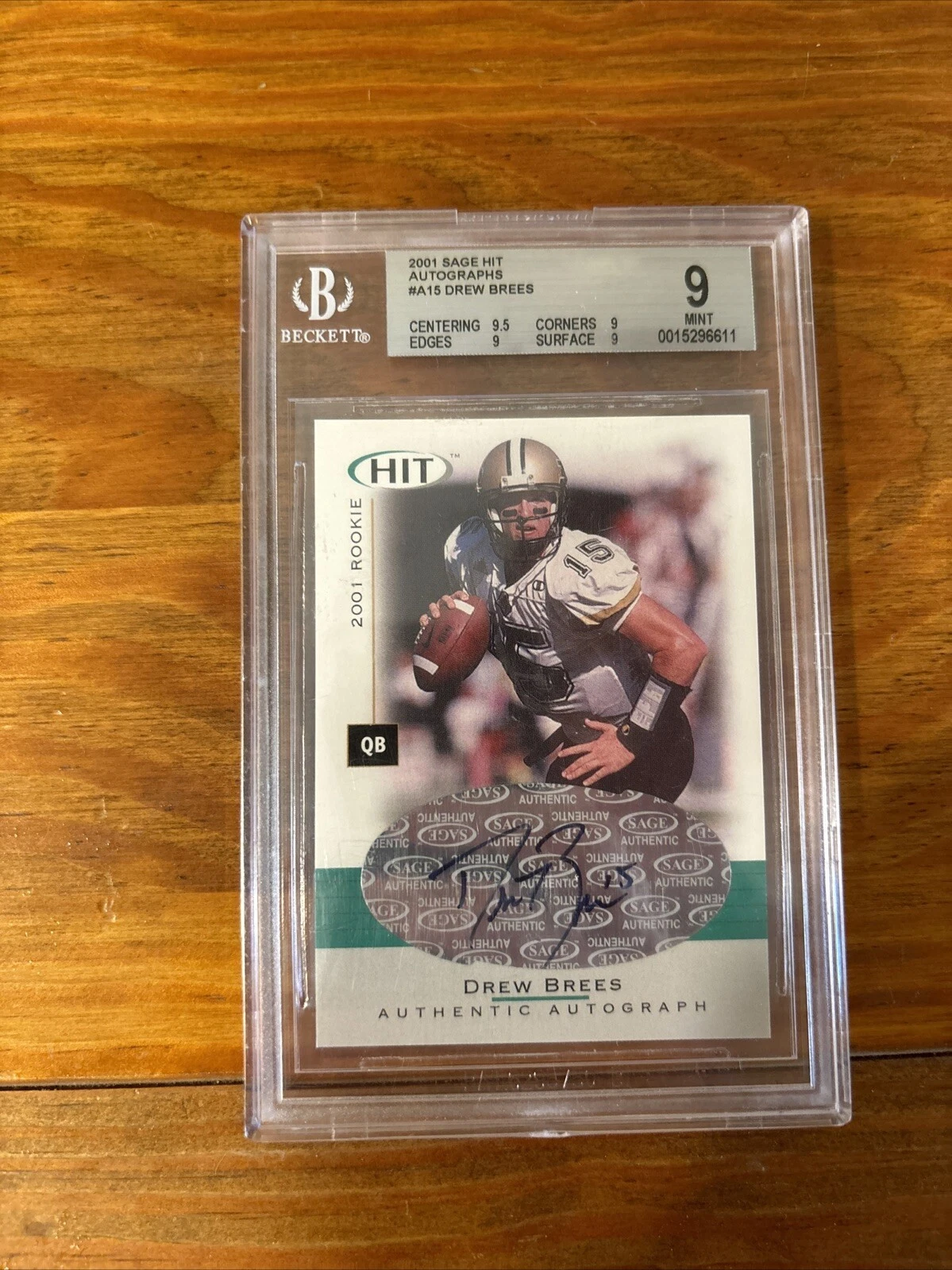 Drew Brees SA-GE Hit Autographs #A15 Base