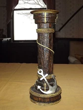 VINTAGE PIER & ANCHOR CANDLE STICK HOLDER NICE!!