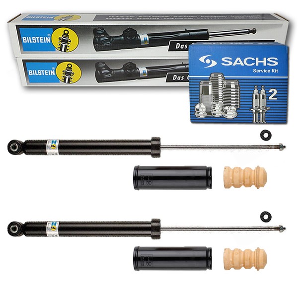 2X Bilstein B4 StossdäMpfer + Sachs Staubmanschetten Hinten BMW 3Er E46 Compact-image