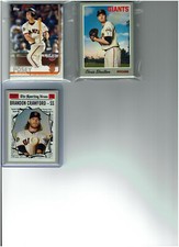 2019 Opening Day Baseball San Francisco Giants Team Set (6) Base Cards Plus