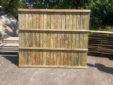 Pressure Treated Wooden Feather Edge Fence Panel 6X3