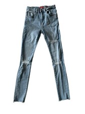 Guess Jeans Blue Skinny Fit Blue Stretch Girls Size 14 24x28 EUC