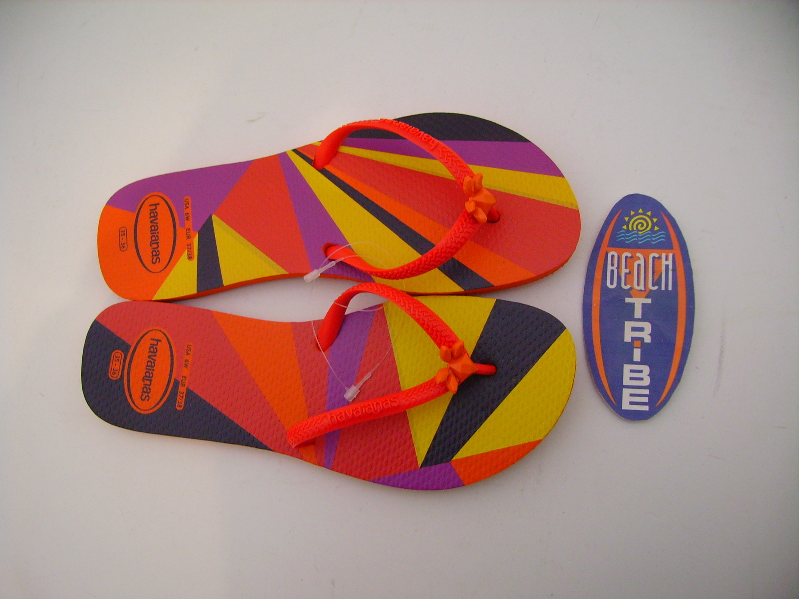 havaianas neon orange