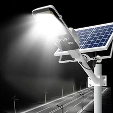 1000W LED Solar Street Light Commercial Dusk To Dawn Road Lamp for Parking Lot