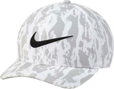 NEW Nike Adult Unisex Classic99 Performance Printed GOLF Cap-Grey CU9552-097