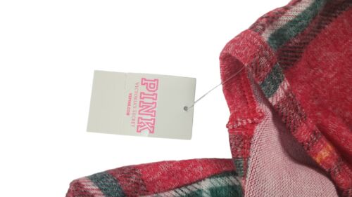 Pink Victoria's Secret Womens Sleepwear Red Plaid Size XS Long Sleeve Pullover - Picture 4 of 5
