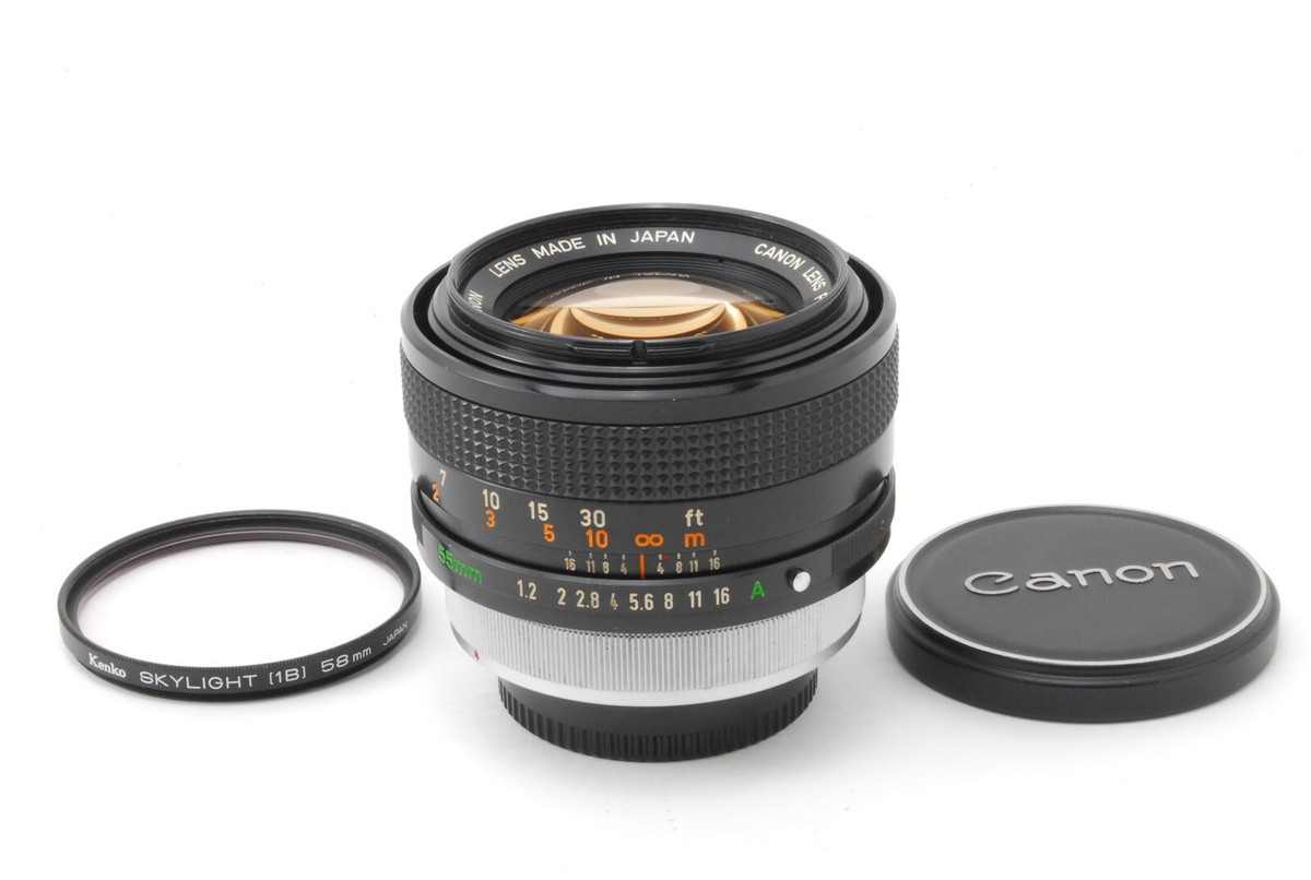 NEAR MINT】 CANON FD 55mm F/1.2 S.S.C. SSC Aspherical MF