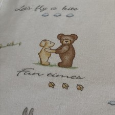 Vintage Carters Classics Baby Blanket Bear Bunny If They Could Just Stay Little