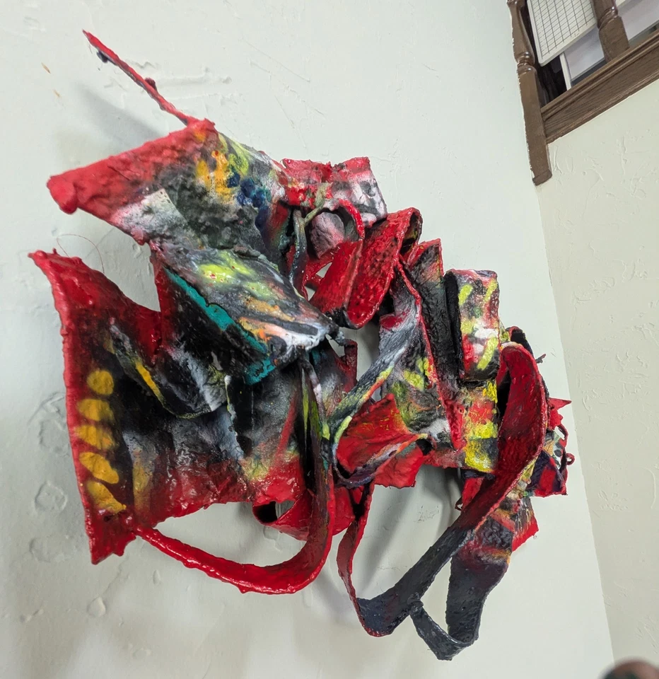 Escultura de parede de metal "My Mushroom Maddness" - Imagem 2 de 2