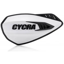 Cycra Cyclone Handguard - White/Black 1CYC-0056-237