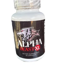 Alpha Beast XL - Male Virility Men’s ED Support Bottle - 60 Capsules Brand New