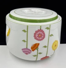 Denby Contrariwise (1) 7” Round Covered Vegetable Bowl Fine China Portugal