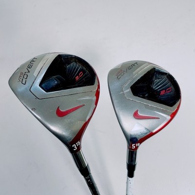 NIKE VR_S Covert 2.0 Fairwayholz Set 3W 15° 5W 19° KUROKAGE R Flex LH Lefty