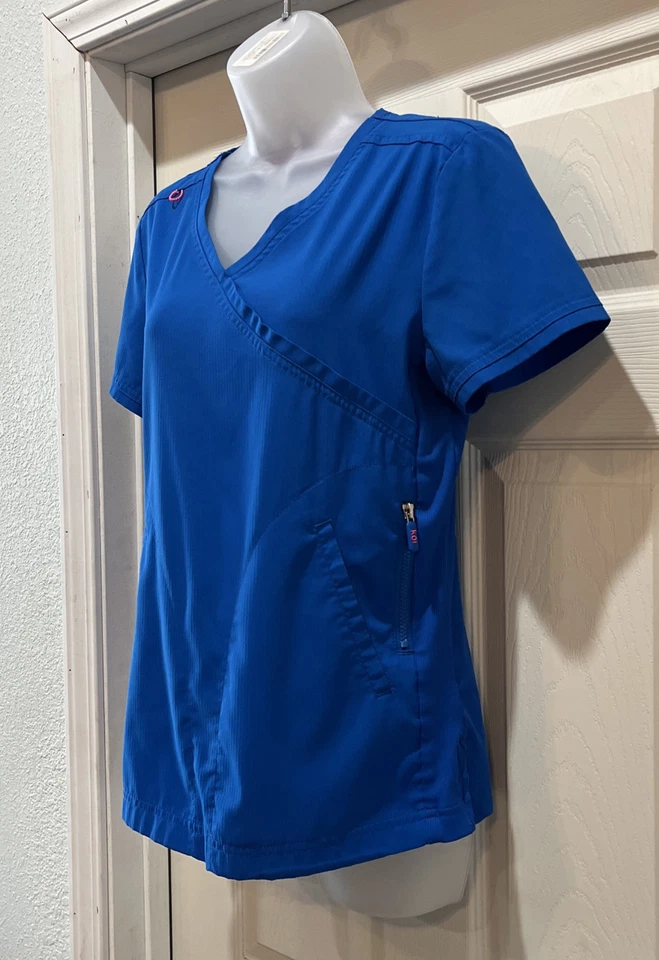 Koi Lite Kathy Peterson женский медицинский скраб верхний потолок синий M - Изображение 2 из 4