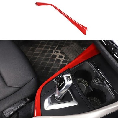 Bright Red Middle Console Gear Shift Strip Trim Fit For BMW F20 F21 F22 F23 1PCS