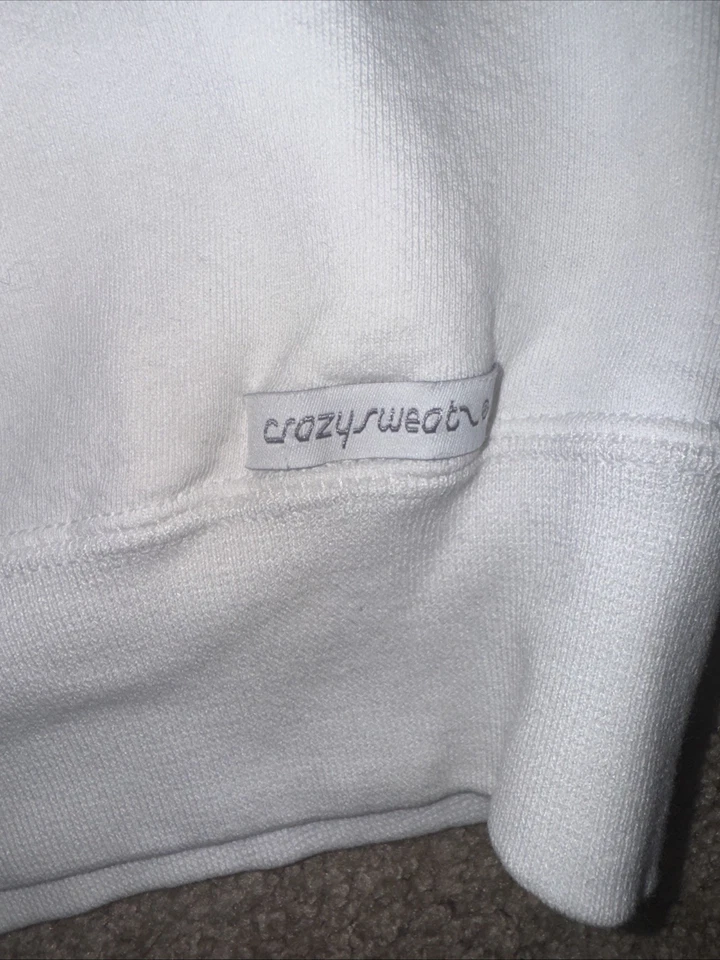 复古疯狂衬衫 B Kliban 夏威夷猫双面运动衫 XL 白色旧金山 — 第 3/4 张图片