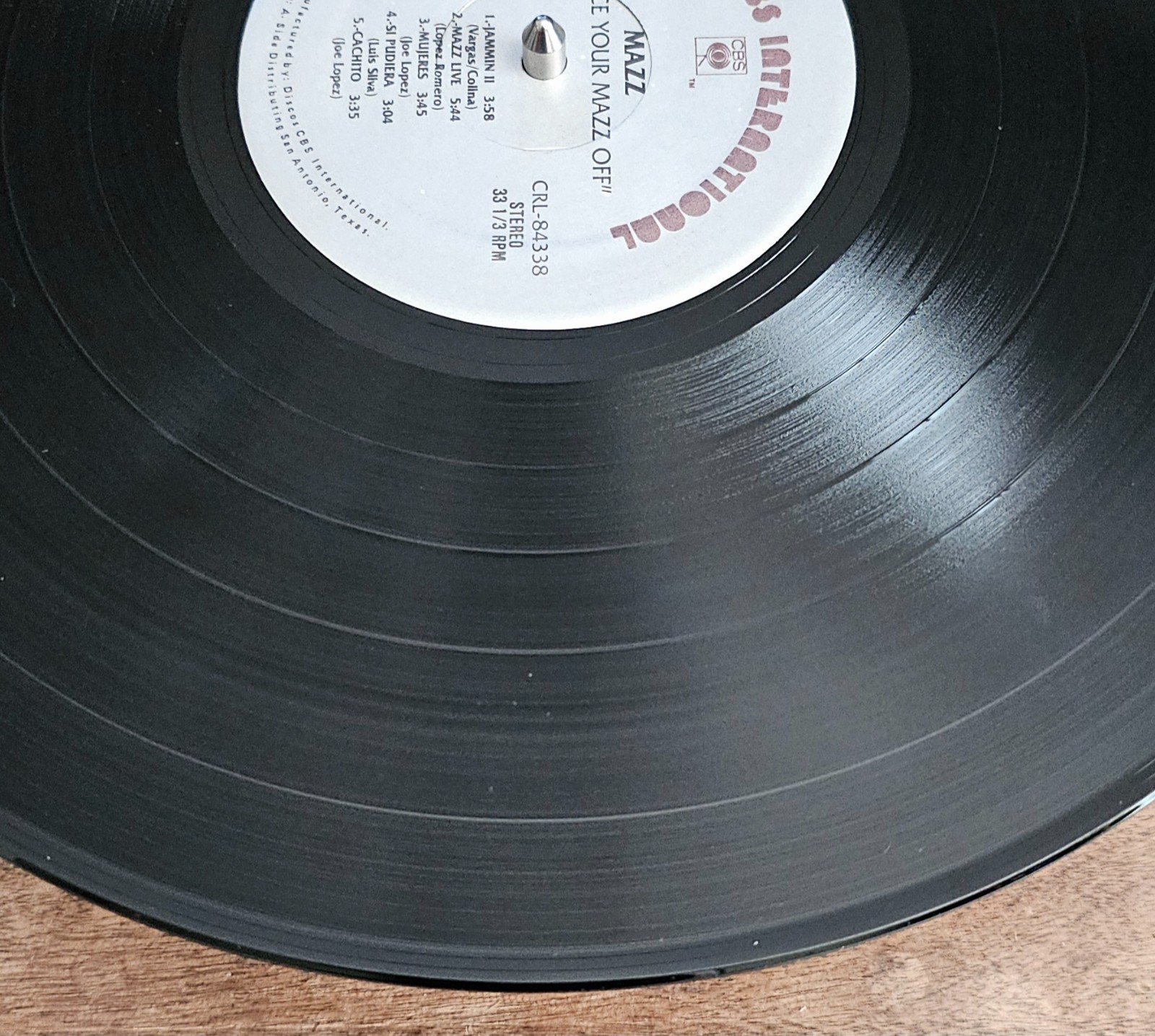 MAZZ- DANCE YOUR MAZZ OFF- US COPY FROM 1987- RARE LP ON GREAT SHAPE